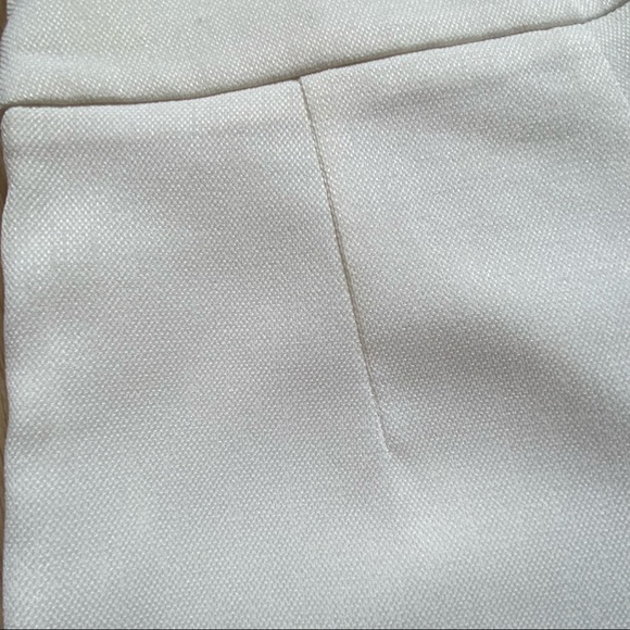 Blaque Label Off-White Textured Wide Leg Trousers - Picture 2 of 9